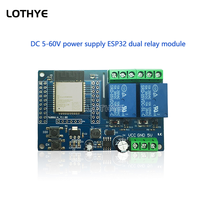Doit Esp32 - Moduł przekaźnika ESP32 z podwójnym kanałem