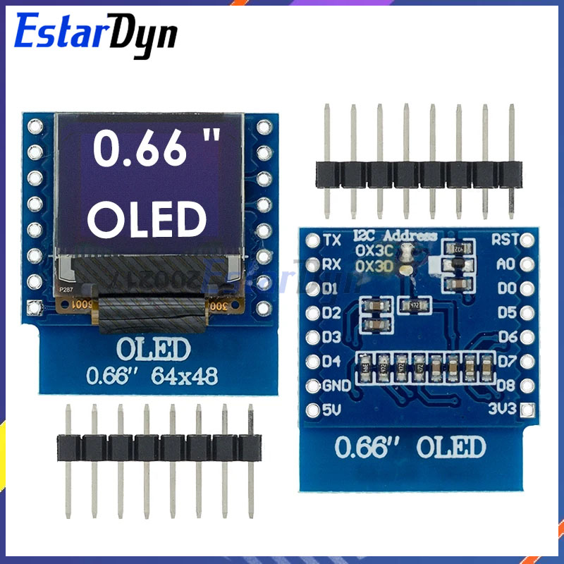 0,66-calowy wyświetlacz OLED L – Wemos D1 Mini recenzja i cena