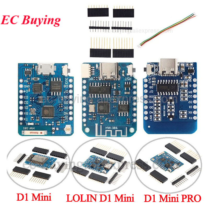 10 szt./1 szt. WeMos LOLIN D1  – D1 Mini Pro recenzja i cena