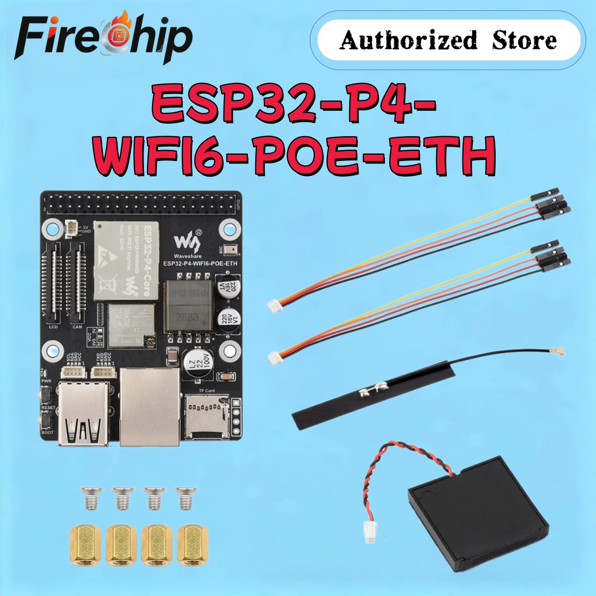 FireChip Waveshare ESP32-P4-WI – Waveshare Esp32 recenzja i cena