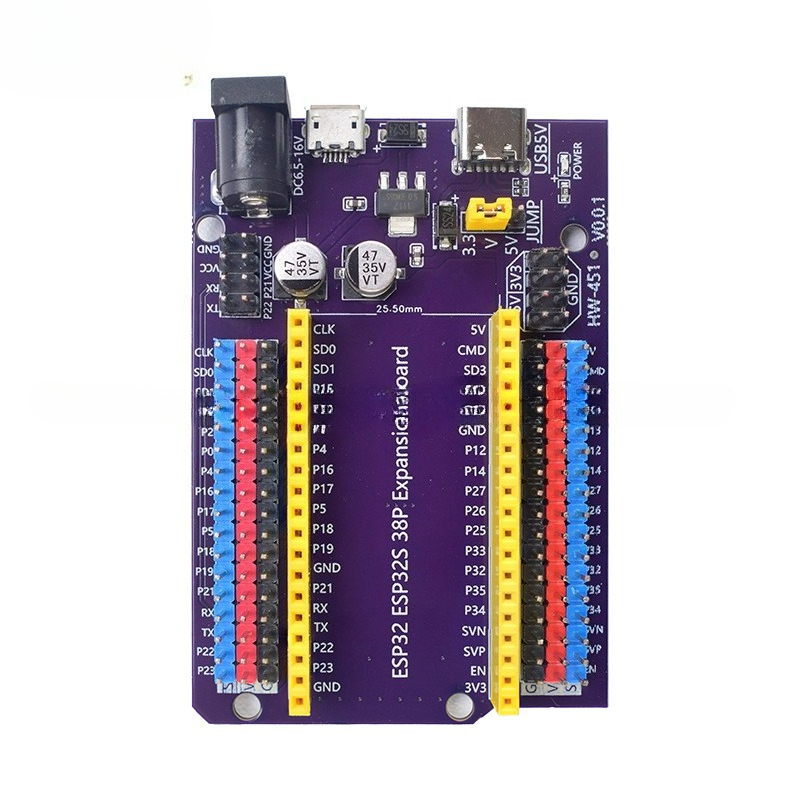 Płytka rozszerzeń ESP32S Purpl – Nodemcu 32S recenzja i cena