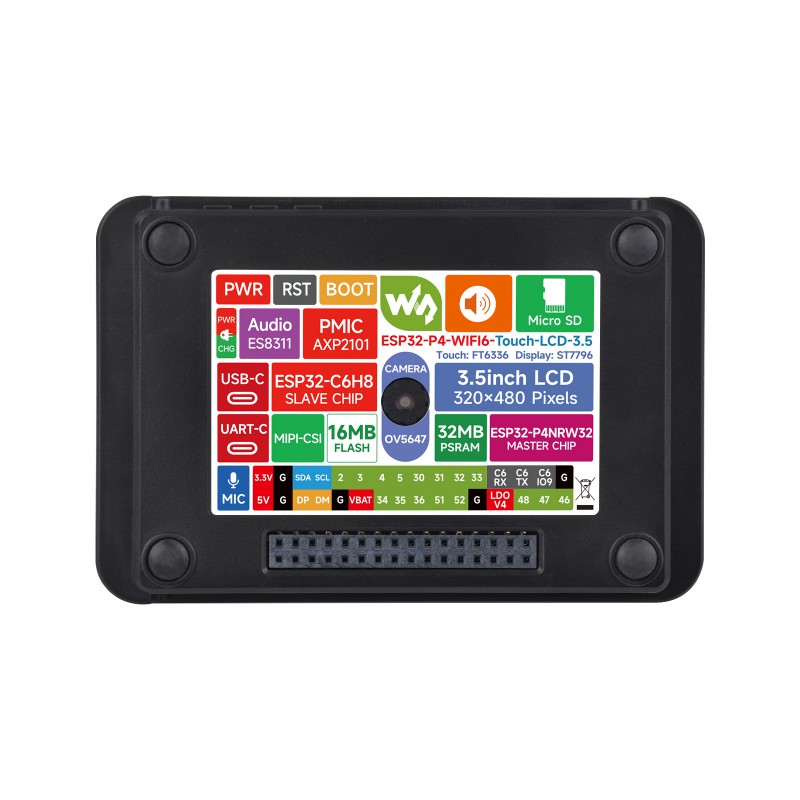 Waveshare ESP32-P4 Wi-Fi 6 Vis – Waveshare Esp32 recenzja i cena